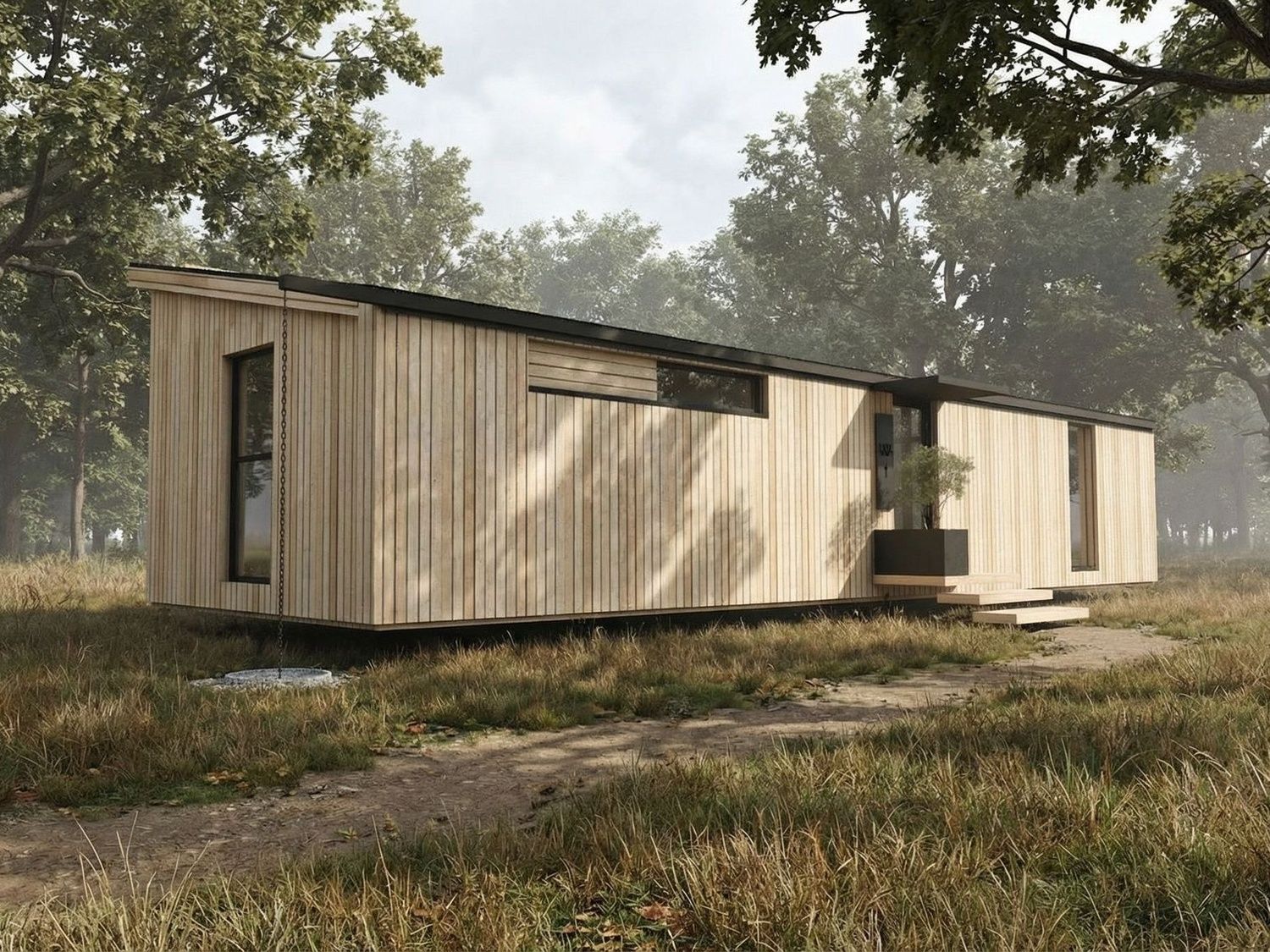A lodge on Landal Malvern Hills
